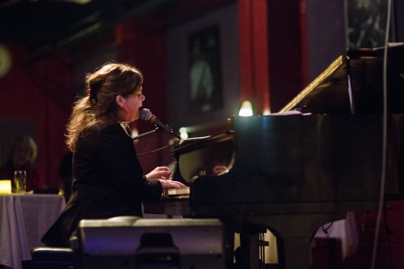 Dawn Clement, Laura Welland and Kelby MacNayr perform at Tula's Jazz Club and Restaurant in Seattle.