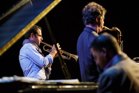 The Anton Schwartz Quintet, featuring Eric Reed on piano and Dominick Farinacci on trumpet, performs at Jazz Alley in Seattle as part of the cd release tour for Anton's "FlashMob" recording.