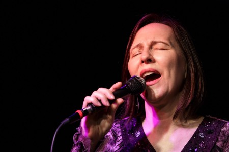 Vocalist Kendra Shank and guitarist John Stowell finished their West Coast tour with a concert in Bellingham, WA, part of the Art of Jazz series put on by the Jazz Project.