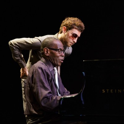Benny Green talks with George Cables about the Cables composition Benny is going to perform during the 2014 Jazz Port Townsend "Inspired by a Master - Tribute to George Cables." Benny Green, piano (lighter shirt); George Cables, piano