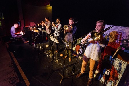The Westerlies perform at the Royal Room, in Seattle's Columbia City neighborhood. Fresh off recording an album of the music of Wayne Horvitz, the members of this New York based brass quartet return to their hometown of Seattle. Wayne Horvitz sits in.