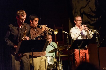 The Bull-Horns Sextet performs at the Royal Room.